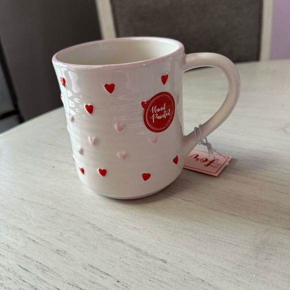 Hand painted heart mug - Picture 2 of 2
